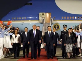 Trump arrives in China for high-stakes meeting with Xi Jinping