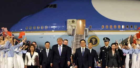 Trump arrives in China for high-stakes meeting with Xi Jinping