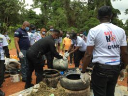 LDEA Grand Gedeh Detachment Destroys Over US$52,000 Worth of Illegal Drugs