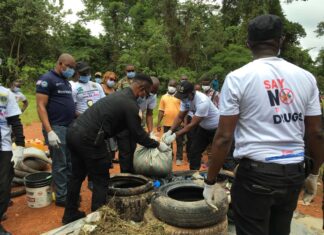 LDEA Grand Gedeh Detachment Destroys Over US$52,000 Worth of Illegal Drugs