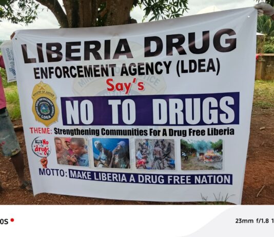LDEA Grand Gedeh Detachment Launches Cleanup and Awareness Campaign Ahead of International Drugs Day