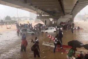 Flooding Abidjan