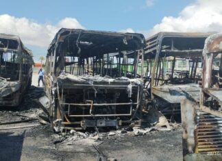 Côte d’Ivoire: Massive Fire Destroys 40 SOTRA Buses at Koumassi Depot Ivory Coast bus