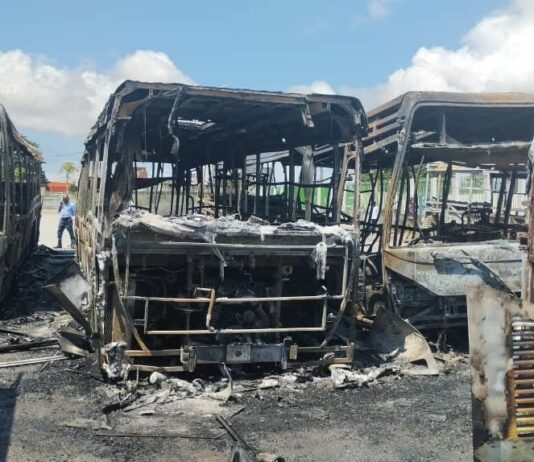 Côte d’Ivoire: Massive Fire Destroys 40 SOTRA Buses at Koumassi Depot Ivory Coast bus