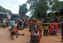 Grebo Citizens Stage Traditional Protest Over Deaths and Disappearances in Grand Gedeh Grebo Ethnic group in protest