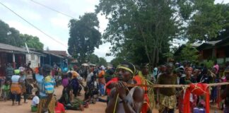 Grebo Citizens Stage Traditional Protest Over Deaths and Disappearances in Grand Gedeh Grebo Ethnic group in protest